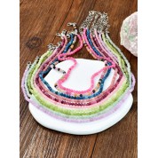 Colorful Natural Stone Beaded Necklace