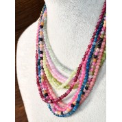 Colorful Natural Stone Beaded Necklace