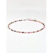 Colorful Natural Stone Beaded Necklace