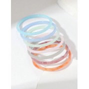 Elegant Glass Imitation Jade Bracelet