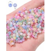 Versatile 4mm Cat Eye Glass Beads For Diy Crafts