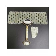 Natural Xiuyan Jade Facial Rolling Massager Set