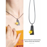 Exquisite S925 Silver & Amber Necklace