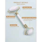 White Stone Facial Roller For Skin Care