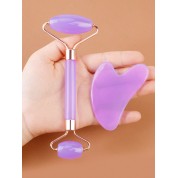 2 Pcs Resin Massage Roller Set For Face & Eye