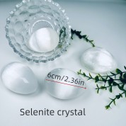 Natural Crystal Egg For Healing And Decor