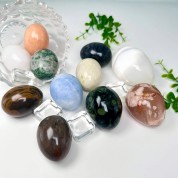 Natural Crystal Egg For Healing And Decor