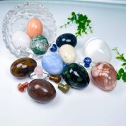 Natural Crystal Egg For Healing And Decor