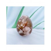 Natural Crystal Egg For Healing And Decor