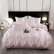 Elegant Jade Ice Silk Bedding Set