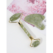 Natural Jade Massage Roller Set For Facial Care