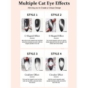 Shiny Reflective Cat Eye Gel Nail Polish