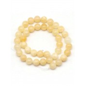 Natural Mi Huang Jade Beads For Diy Jewelry