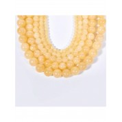 Natural Mi Huang Jade Beads For Diy Jewelry