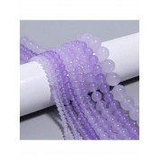 Natural Light Purple Jade Beads Strand