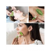 Green Gua Sha Board Set For Facial & Body Massage