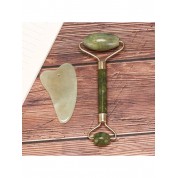 Natural Jade Roller & Gua Sha Set