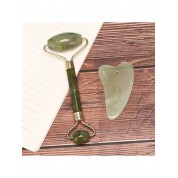 Natural Jade Roller & Gua Sha Set