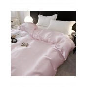 Elegant Jade Polyester Duvet Cover