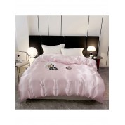 Elegant Jade Polyester Duvet Cover