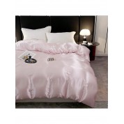 Elegant Jade Polyester Duvet Cover