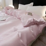 Elegant Jade Polyester Duvet Cover