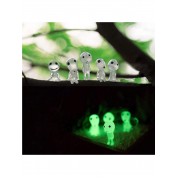 Glow-in-the-dark Garden Gnome Statues Set