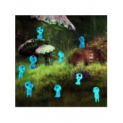 Glow-in-the-dark Garden Gnome Statues Set