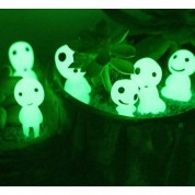 Glow-in-the-dark Garden Gnome Statues Set