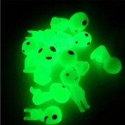 Glow-in-the-dark Garden Gnome Statues Set