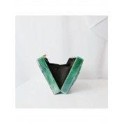 Jade Green Multi-layer Acrylic Evening Bag