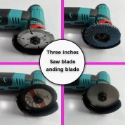 Versatile 3-inch Angle Grinder Blade Set