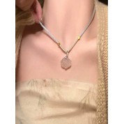 Elegant Adjustable Jade Pendant Necklace