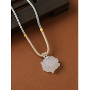 Elegant Adjustable Jade Pendant Necklace