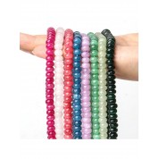 Versatile 6x4mm Jade Stone Beads For Diy Jewelry