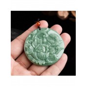 Natural Jade Pendant For Happiness And Luck