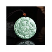 Natural Jade Pendant For Happiness And Luck