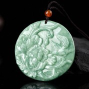 Natural Jade Pendant For Happiness And Luck