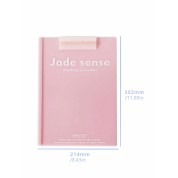 Transparent A4 Clipboard With Jade Folder