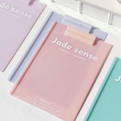 Transparent A4 Clipboard With Jade Folder