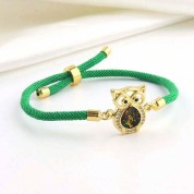 Fashionable Australian Jade Owl Bracelet