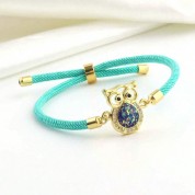 Fashionable Australian Jade Owl Bracelet