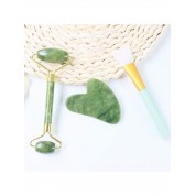 Natural Xiuyan Jade Roller Gua Sha Set