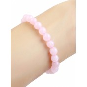 Natural Crystal Rose Quartz Bracelet