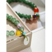 Elegant Handmade Crystal Jade Bracelets