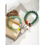 Elegant Handmade Crystal Jade Bracelets