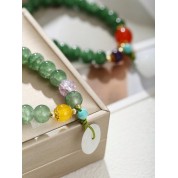 Elegant Handmade Crystal Jade Bracelets