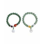 Elegant Handmade Crystal Jade Bracelets