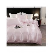 Elegant Jade Ice Silk Bedding Set