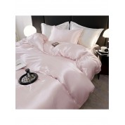 Elegant Jade Ice Silk Bedding Set